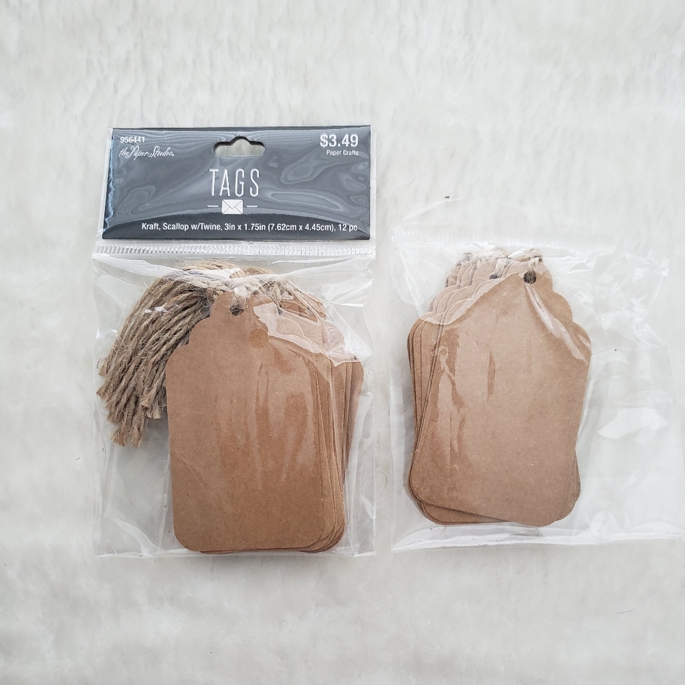 NWT Brown Paper tags